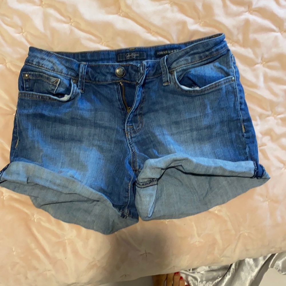 Jessica Simpson low rise jean shorts